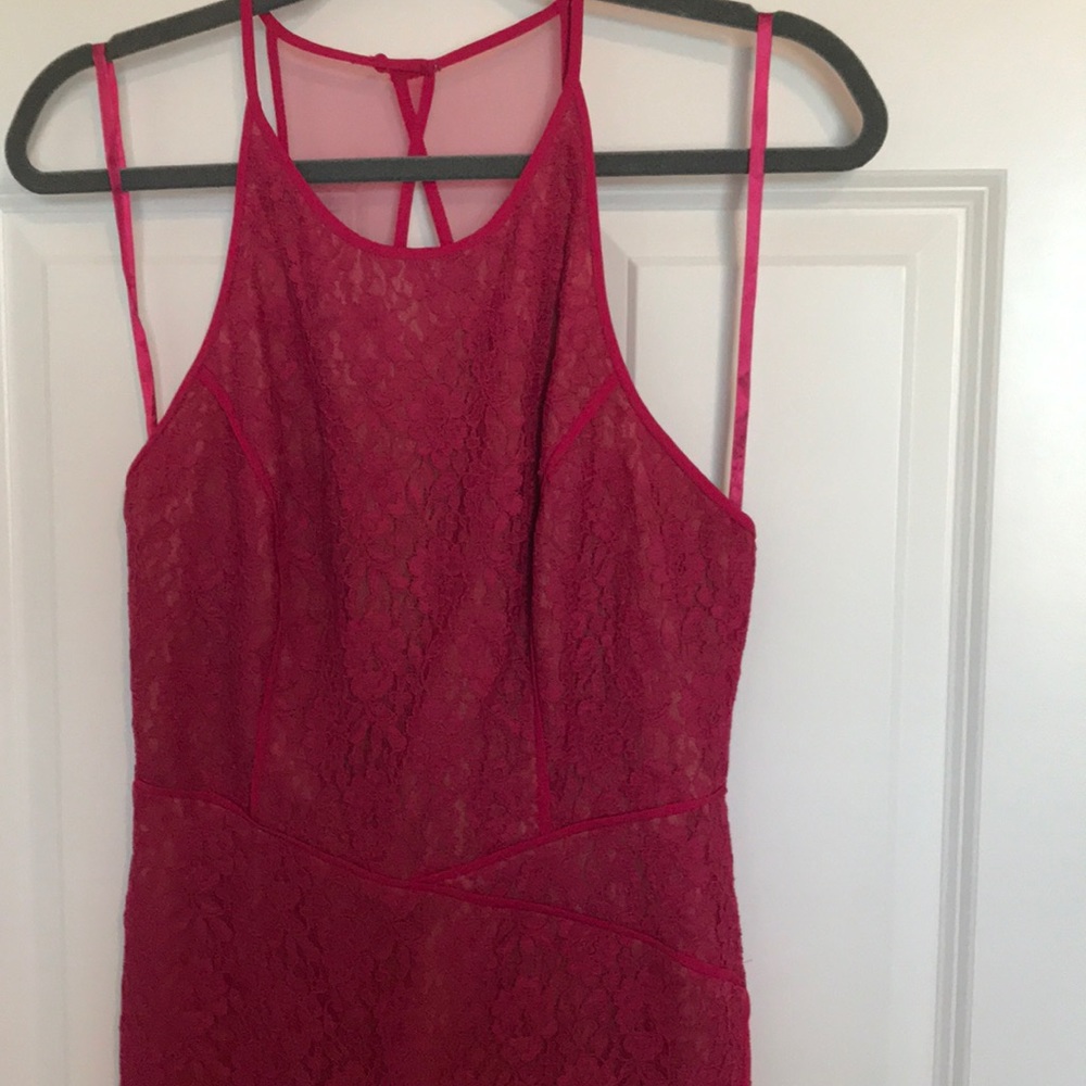 NWT BCBG Tenya lace cocktail dress - Picture 3 of 7